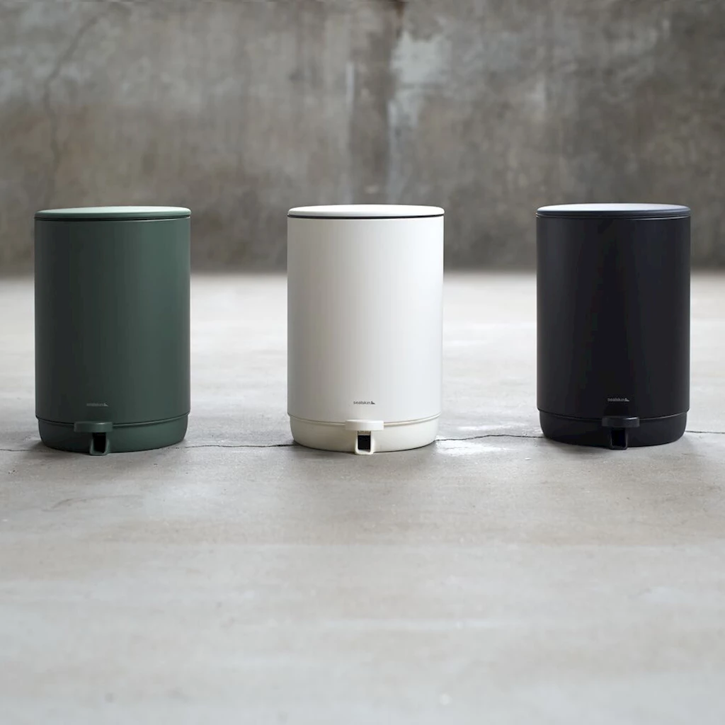 Sealskin Mind pedalbøtte 5 l, hvit matt Sealskin Mind pedalbøtte 5 l, hvit matt