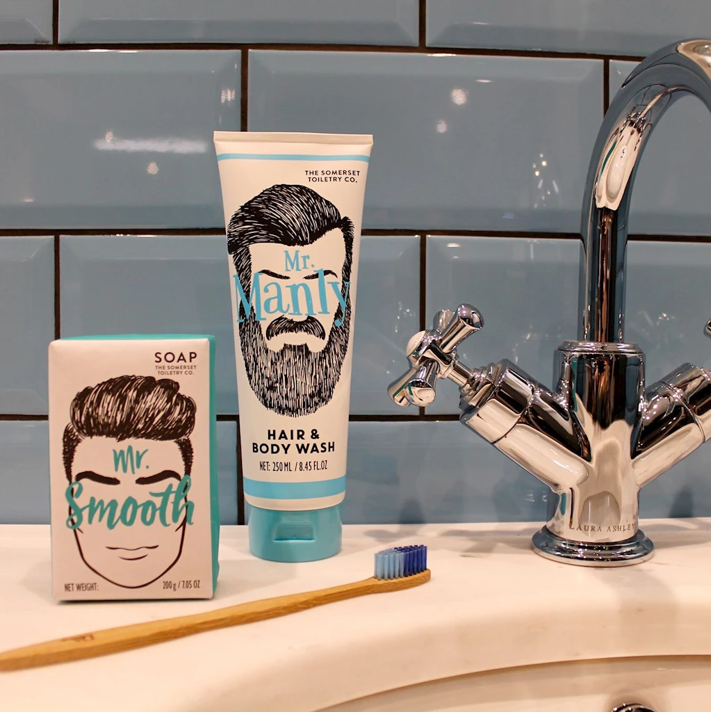 Dusj / sjampo 250ml - Mr Manley Dusj / sjampo 250ml - Mr Manley